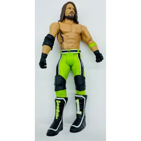 WWE Other - WWE Mattel AJ Styles Battle Pack 64 Wrestling Action Figure 7” Black and Green